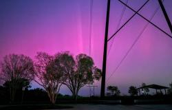 Impresionantes imágenes de la aurora boreal vistas desde el sur de Florida – .