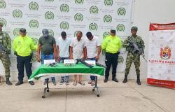 Capturan a cuatro por porte ilegal de armas en La Guajira