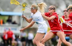 “El gran tercer cuarto impulsa al lacrosse femenino a ganar la segunda ronda de la NCAA sobre Cortland el domingo”.