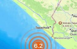 Un sismo de magnitud 6.2 sacude Chiapas – .