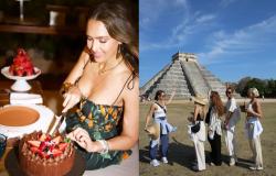 Jessica Alba, cumpleaños en Chichén Itzá, Yucatán