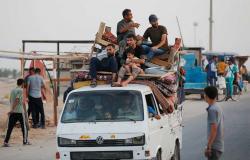 Unos 300.000 palestinos huyeron de Rafah tras la ofensiva israelí
