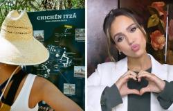Jessica Alba hace realidad su sueño de visitar Chichén Itzá en su cumpleaños número 43