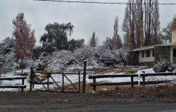 Nevadas y algunas nevadas en varias localidades de Mendoza