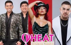 Grupo 5, Yahaira Plasencia, Cielo Torres, Amy Gutiérrez y Álvaro Rod nominados a los Heat Awards 2024