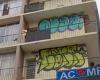 Edificios en Montevideo amanecieron con graffitis en altura y sospechan de una costumbre importada