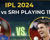Partido de mañana IPL 2024: RCB vs SRH Jugando 11, hora del partido en vivo, transmisión