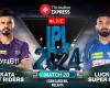Puntuación KKR vs LSG LIVE, IPL 2024: Kolkata espera su cuarta victoria sobre Lucknow en Eden; Actualizaciones de Toss, Playing XI