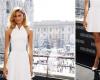 Zendaya luce impecable con un vestido blanco de Ralph Lauren y zapatos de tacón a juego en Milán – .