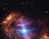 Captan impresionante colisión estelar a 3.800 años luz de la Tierra