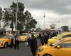 Taxistas bloquean por segundo día la entrada al aeropuerto El Dorado de Bogotá