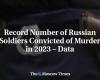 Número récord de soldados rusos condenados por asesinato en 2023 – Datos – .