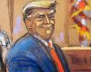 Trump se enfurece por el dibujante de su juicio, informes de la siesta en la sala del tribunal