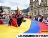 Calendario 2024 en COLOMBIA con todos los feriados del año y fines de semana largos