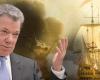 Colombia podrá explorar el galeón San José mientras investigan al expresidente Santos por “saqueo” del tesoro de monedas de oro