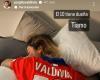 Jorge Valdivia paparazzió a Maite Orsini en la cama con una de sus históricas camisetas