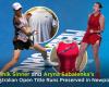 Aryna Sabalenka y Jannik Sinner donan ropa del Abierto de Australia usada en partidos al Salón de la Fama Internacional del Tenis