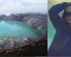 Un turista murió tras caer a un volcán mientras tomaba fotografías
