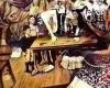 Este es el famoso cuadro “La mesa herida” de Frida Kahlo que estuvo perdido por más de 60 años.