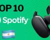 El top 10 de las canciones más escuchadas en Spotify Argentina para escuchar todo el fin de semana