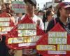 Trabajadores y activistas en Asia y Europa piden más derechos laborales en las marchas del 1 de mayo –.