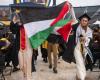 Casi 50 estudiantes irrumpen en una ceremonia de graduación de la Universidad de Michigan para protestar contra la guerra en Gaza