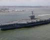 El poderoso portaaviones nuclear USS George Washington llega a la Argentina