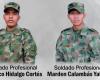 Dos militares muertos y dos heridos salen peleando en Silvia, Cauca