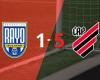 Rayo Zuliano cayó ante Athletico Paranaense con dos goles de Gonzalo Mastriani
