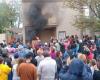 Incendiaron distribuidora de energía en Santiago del Estero