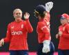 “Eng v Pak, primer T20I femenino: Amy Jones aprovecha las emociones para ofrecer el partido número 100 de sus sueños”.