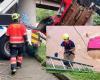Auto cayó al río Medellín con dos ocupantes