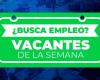 Estas son las ofertas de empleo disponibles en el departamento – .